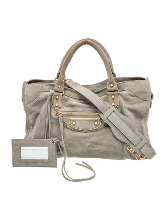 Balenciaga Suede Motocross City Metallic Edge