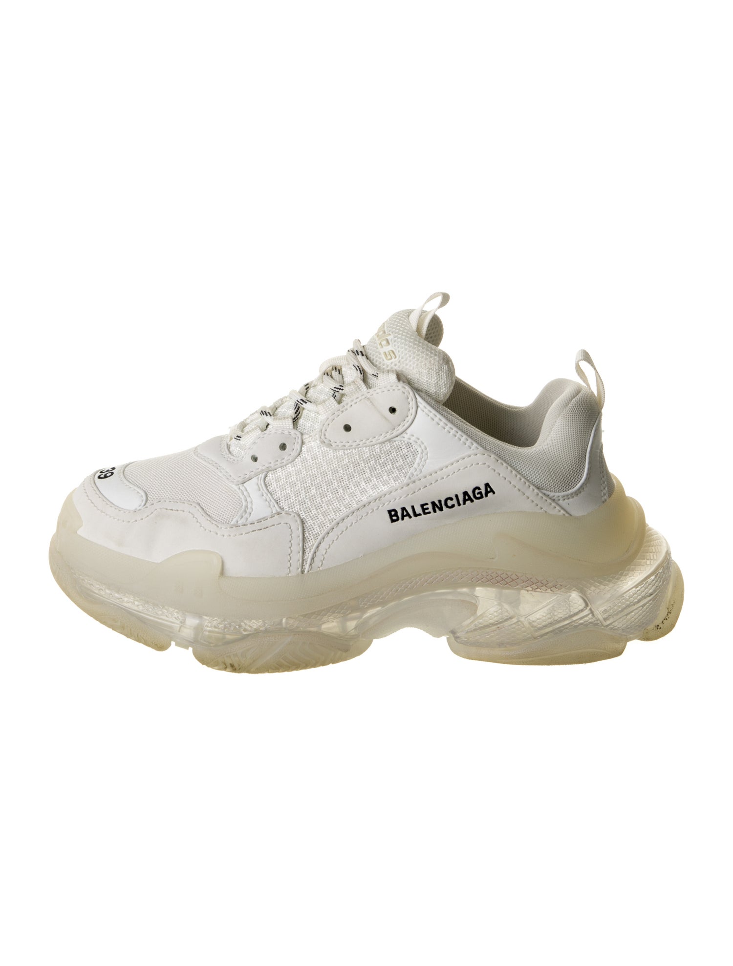 Balenciaga Triple S Clear Sole Chunky Sneakers