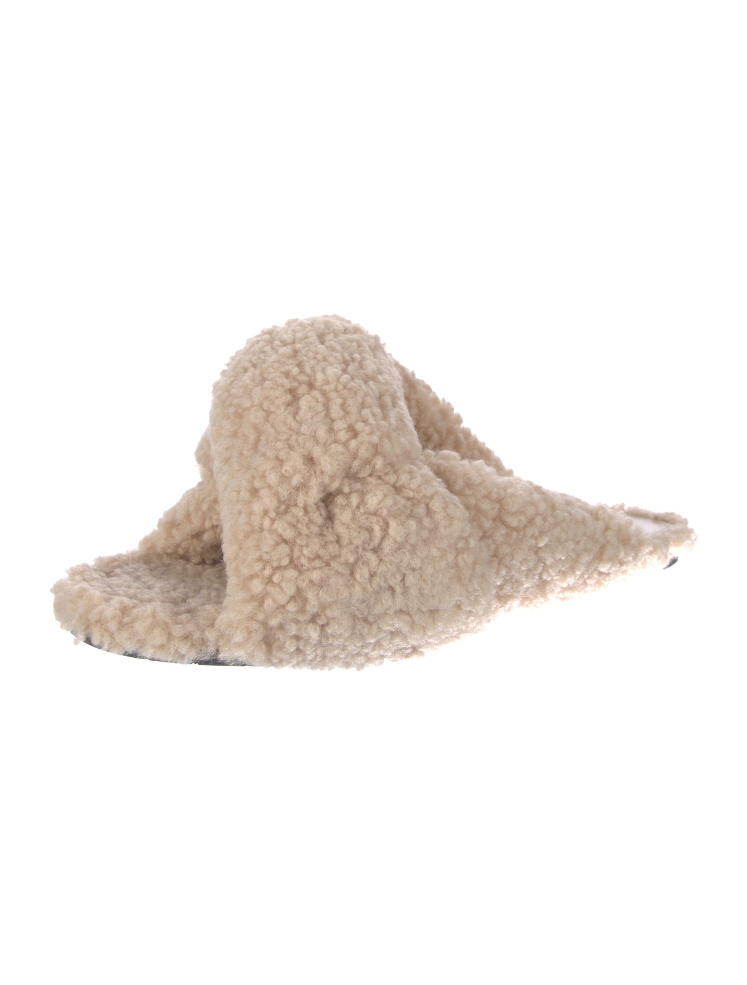 Balenciaga Shearling Slides