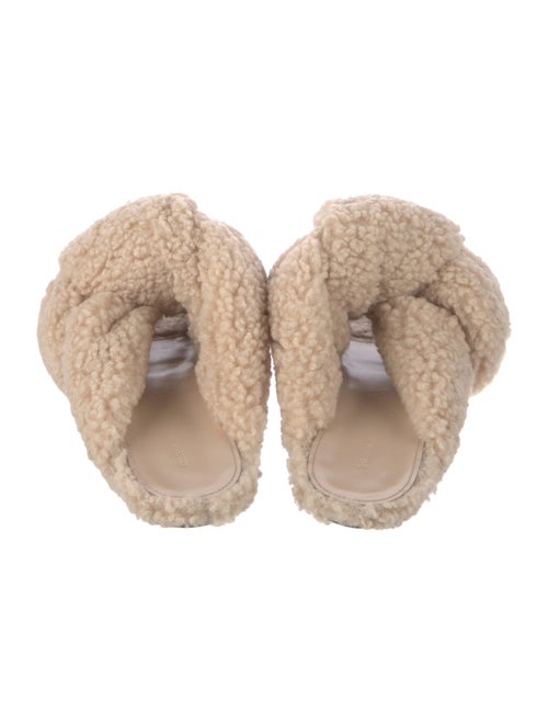 Balenciaga Shearling Slides