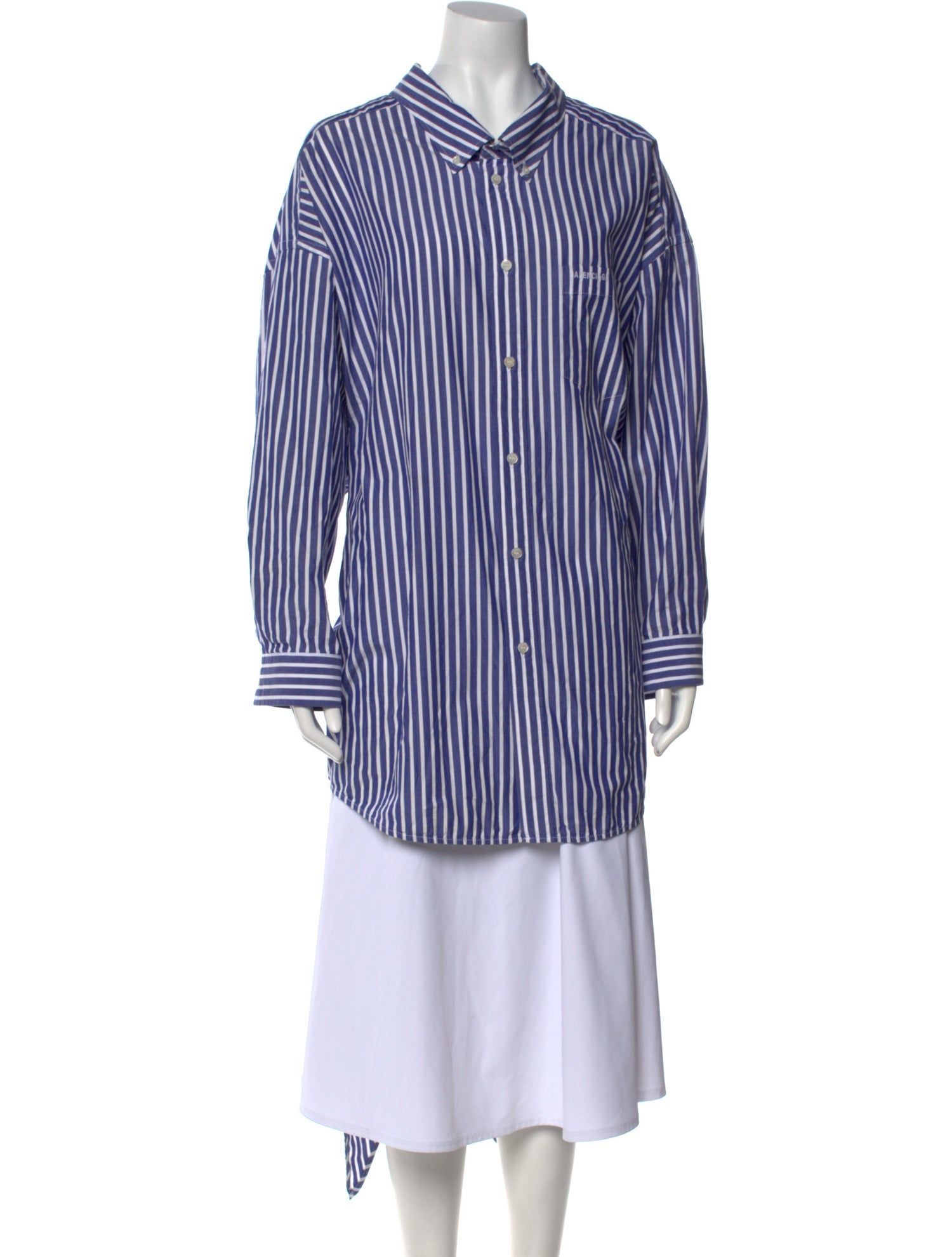 Balenciaga 2021 Striped Tunic