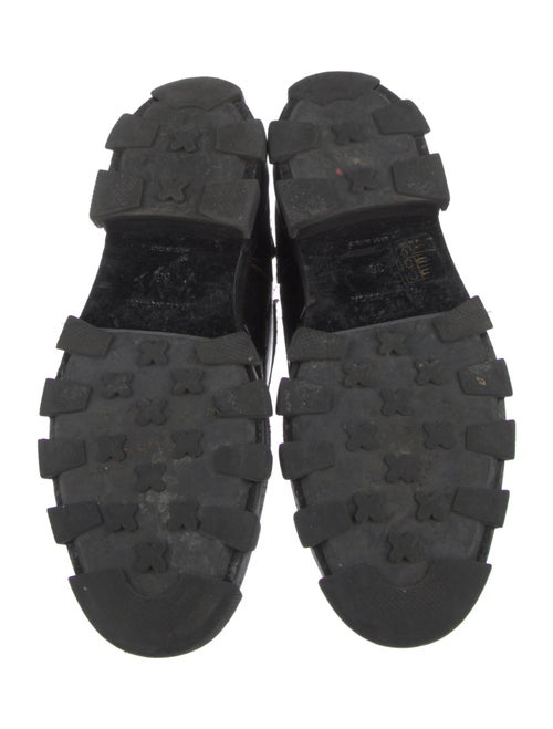 Balenciaga Leather Whipstitch Trim Sneakers