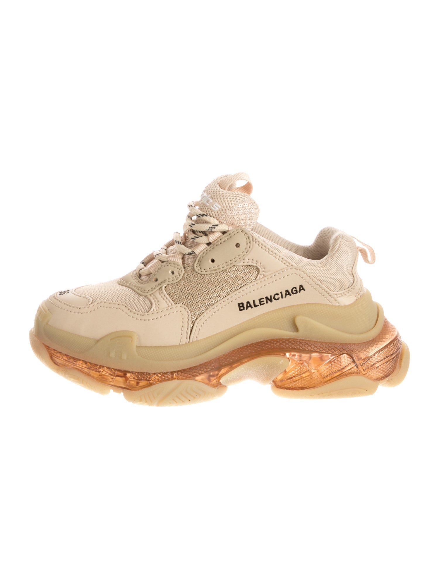 Balenciaga Triple S 'Clear Sole' Chunky Sneakers