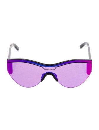 Balenciaga Shield Tinted Sunglasses