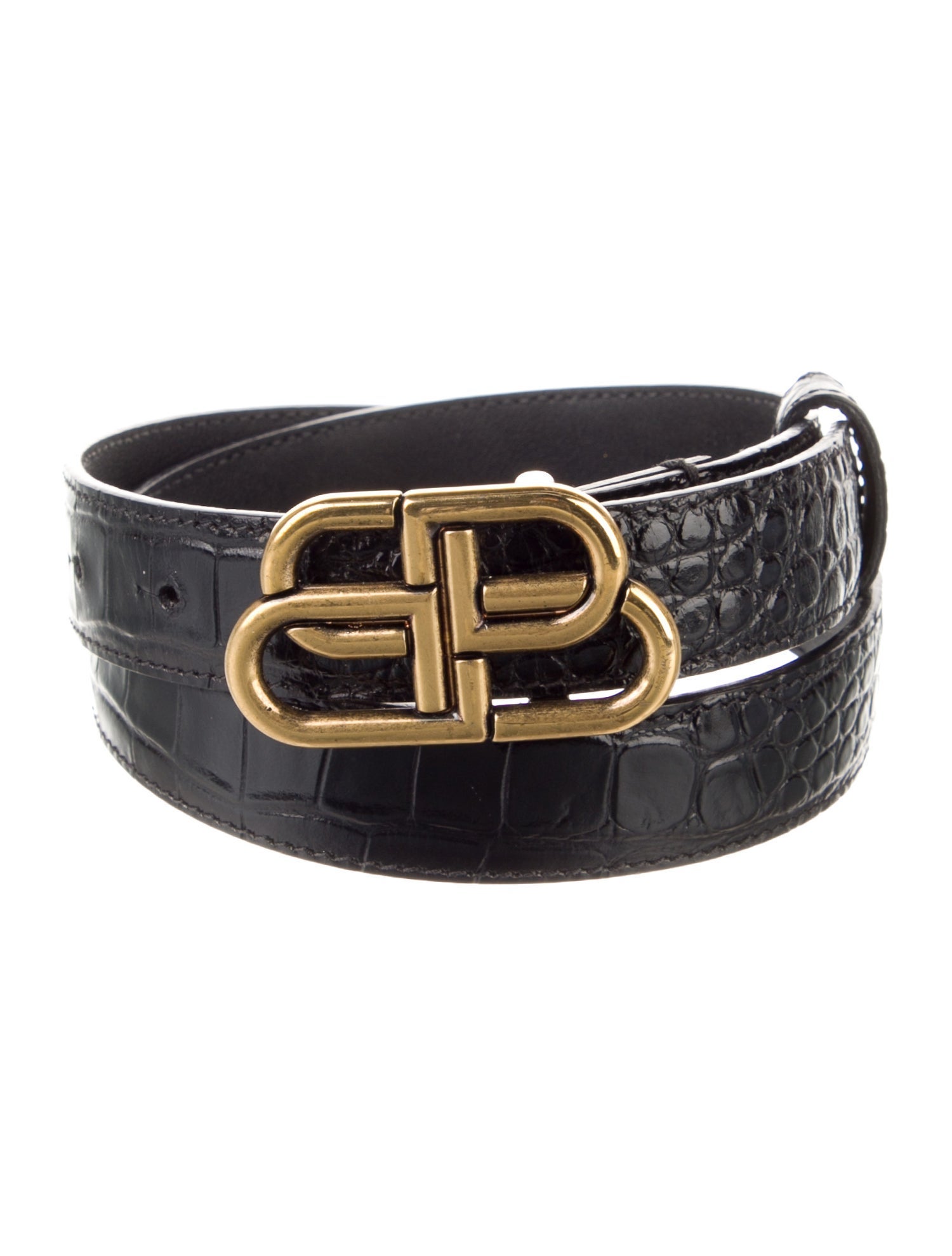 Balenciaga Skinny Leather Belt