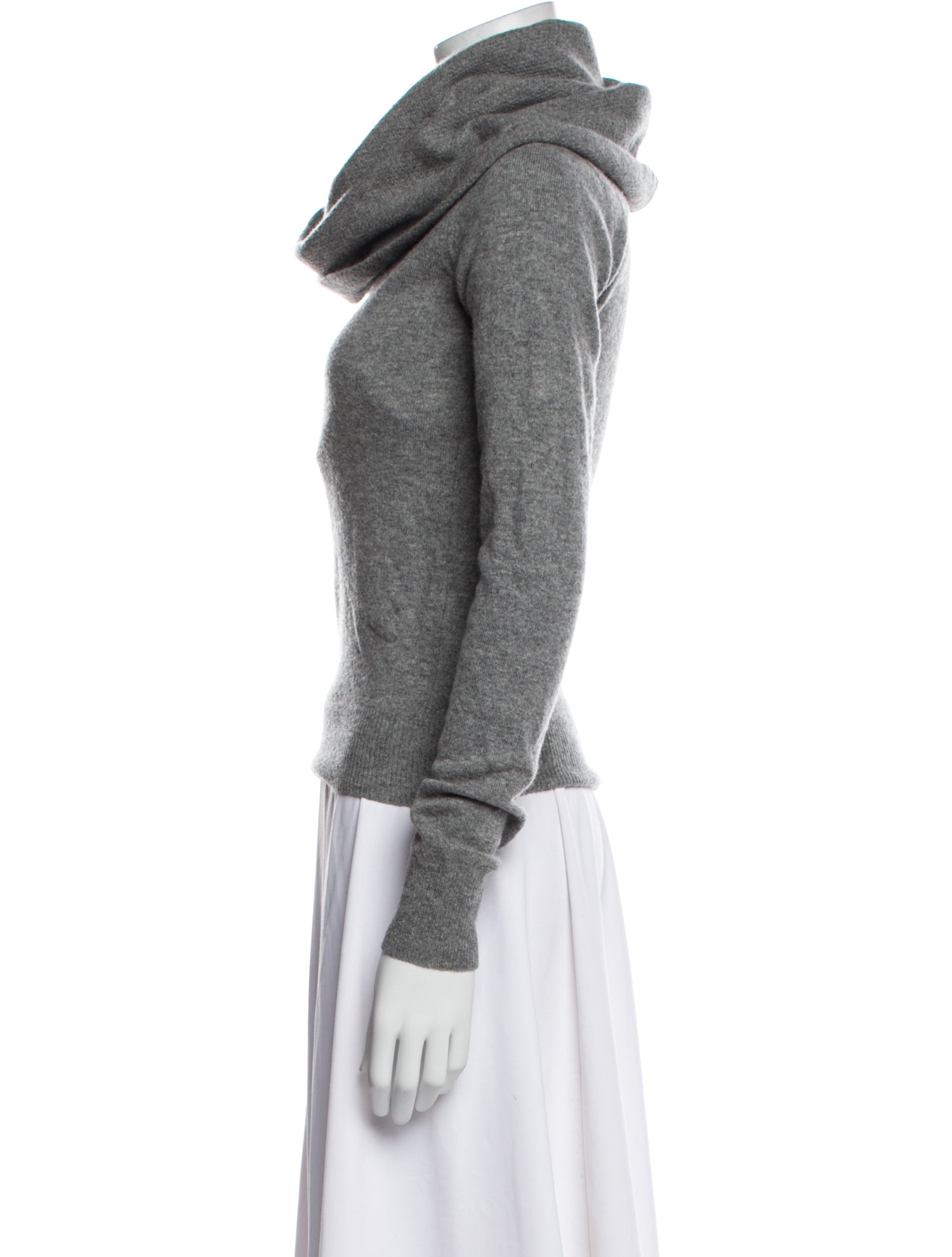 Balenciaga Wool Cowl Neck Sweater