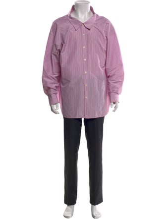 Balenciaga 2016 Striped Dress Shirt