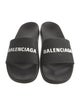 Balenciaga Rubber Graphic Print Slides