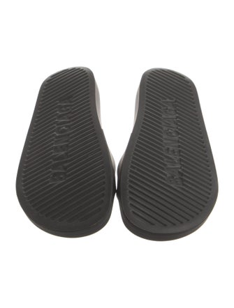 Balenciaga Rubber Graphic Print Slides