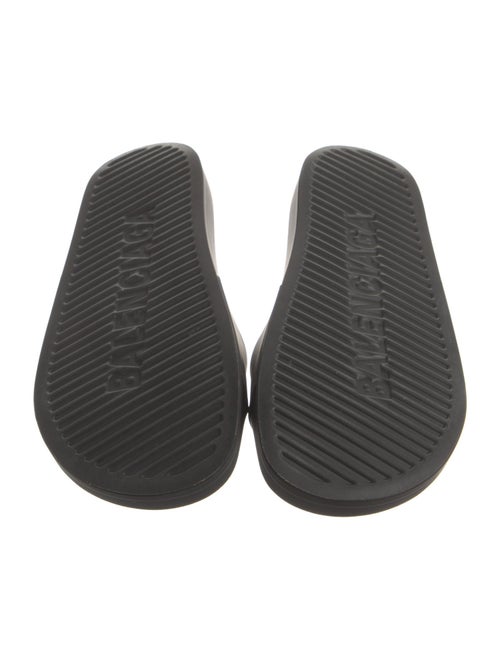 Balenciaga Rubber Graphic Print Slides