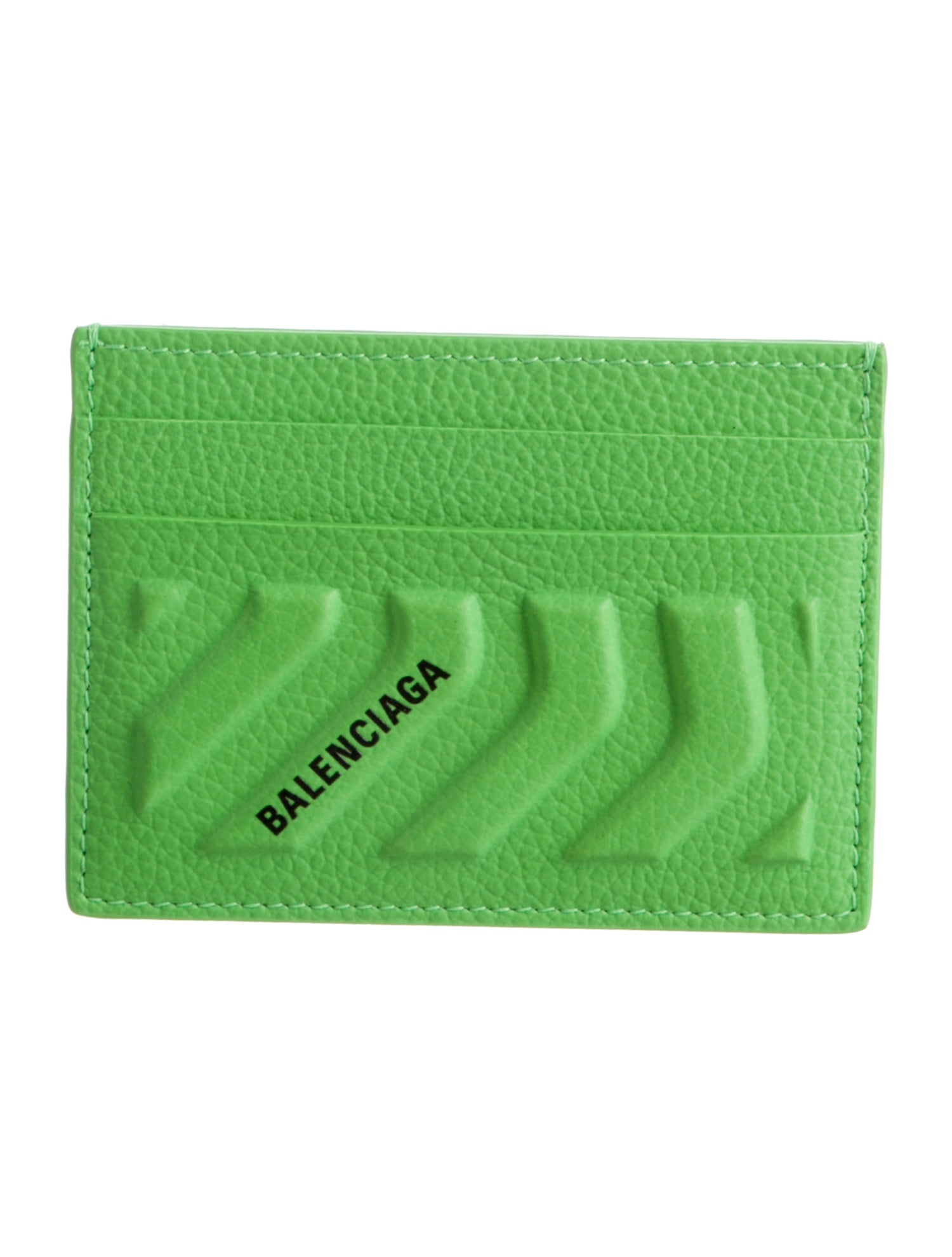 Balenciaga Leather Printed Card Holder w/ Tags