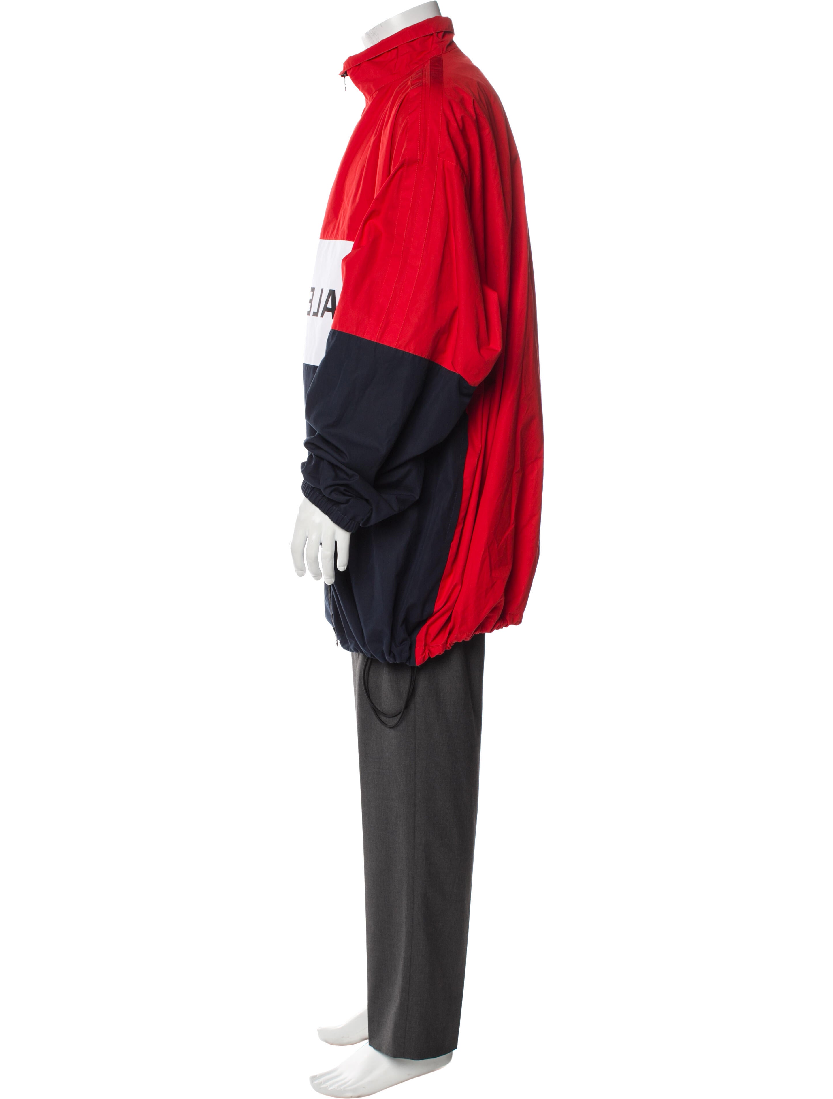 Balenciaga 2022 Signature Logo Windbreaker