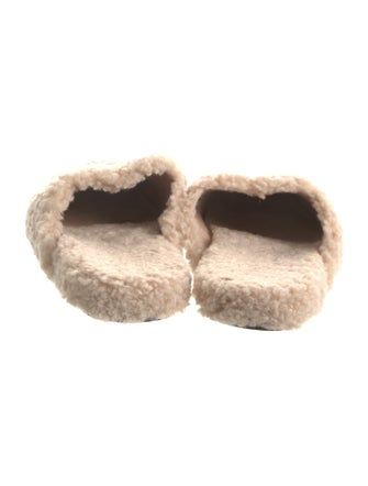 Balenciaga Shearling Mules