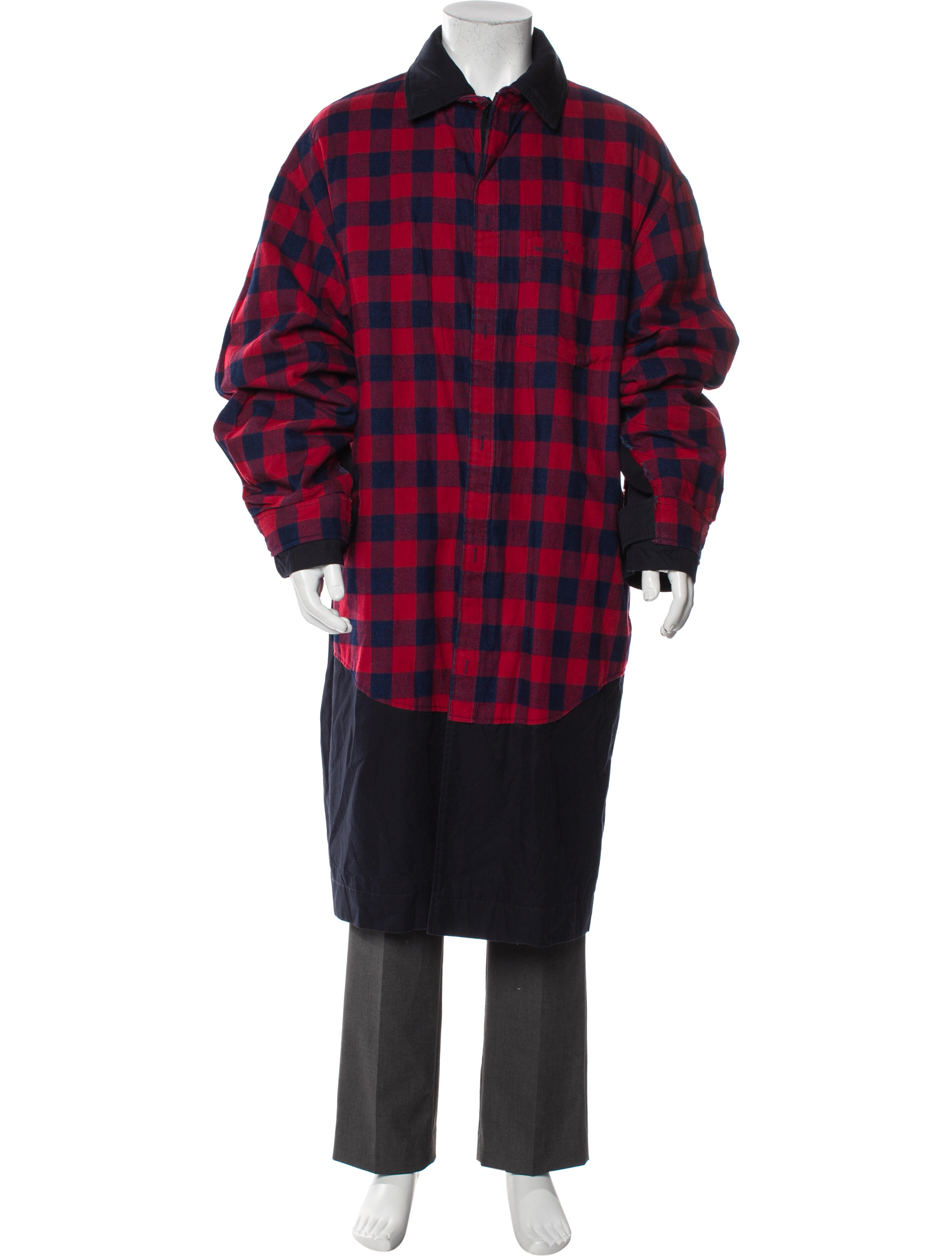 Balenciaga 2021 'Flannel' Coat