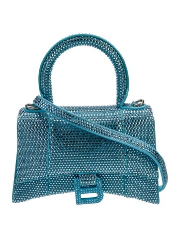 Balenciaga Handle Bags Crystal Hourglass XS 2023
