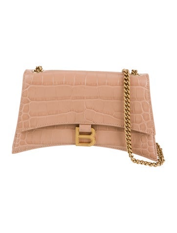 Balenciaga Crossbody Bags Embossed Leather Clutch XS 2023