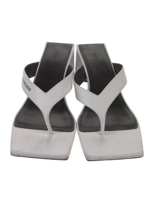 Balenciaga Leather Slides