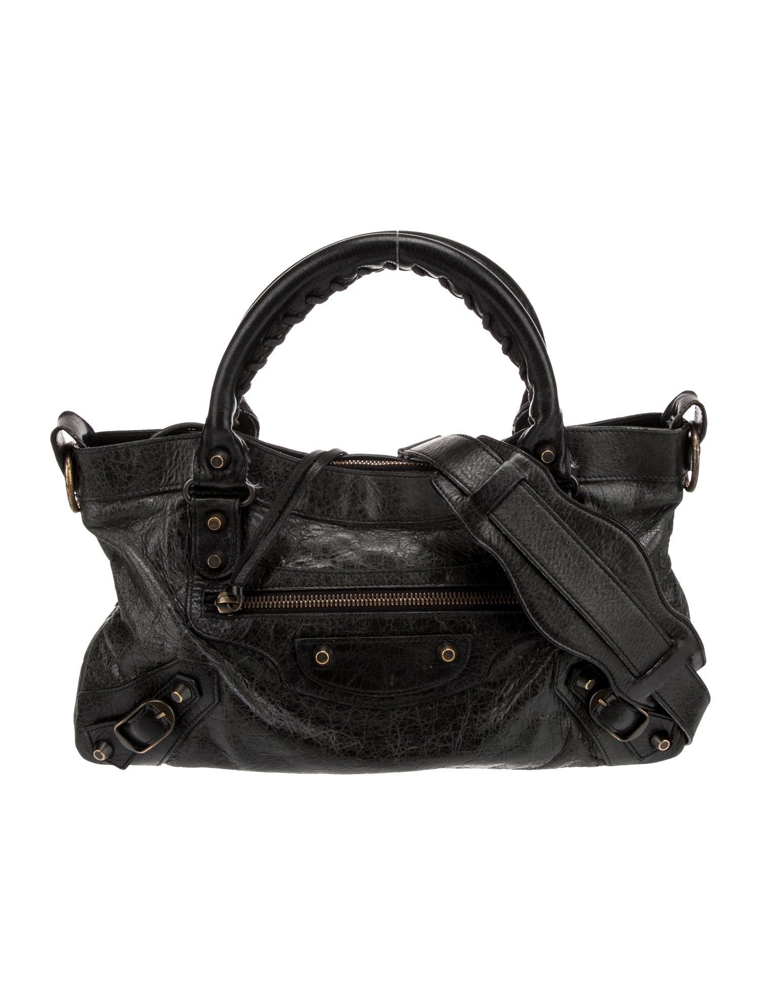 Tory Burch Lee Radziwill Croc Embossed Small Bag - Black
