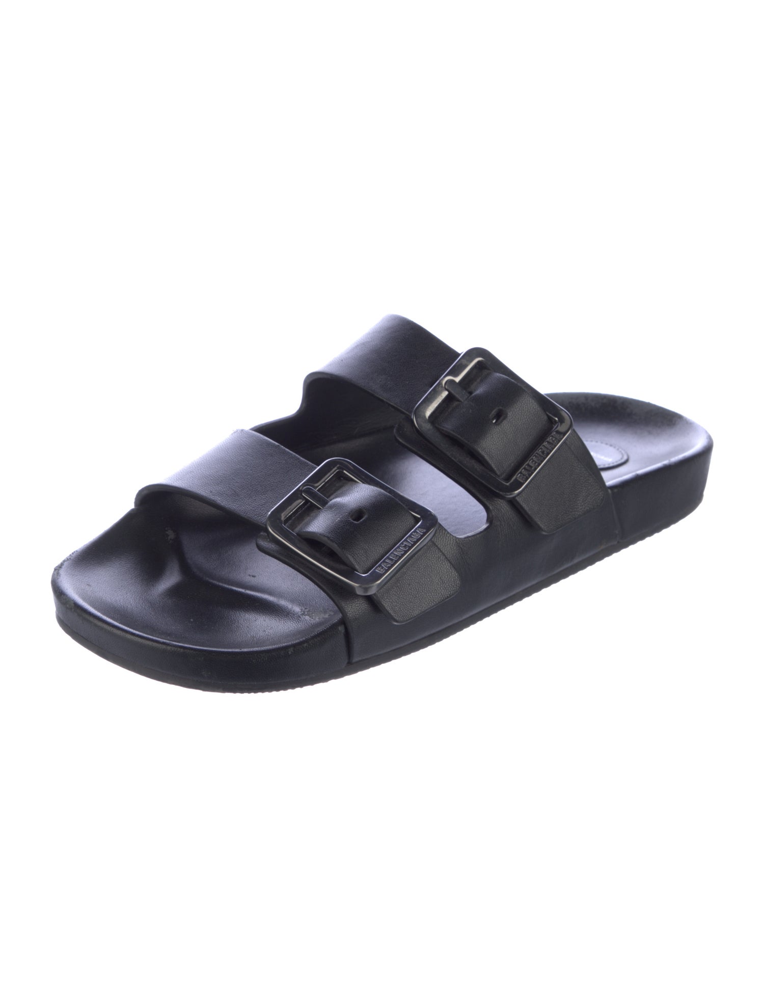 Balenciaga Leather Slides