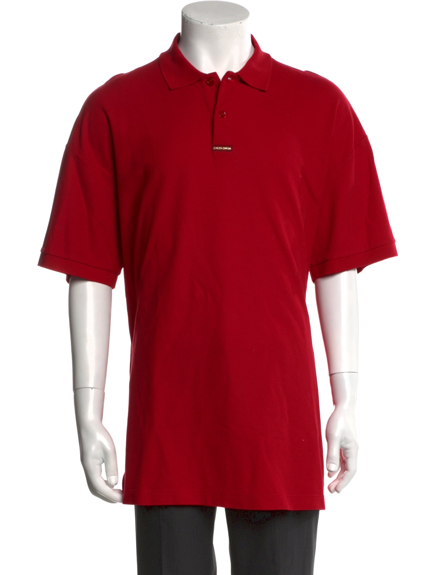 Balenciaga 2017 Collar Polo Shirt