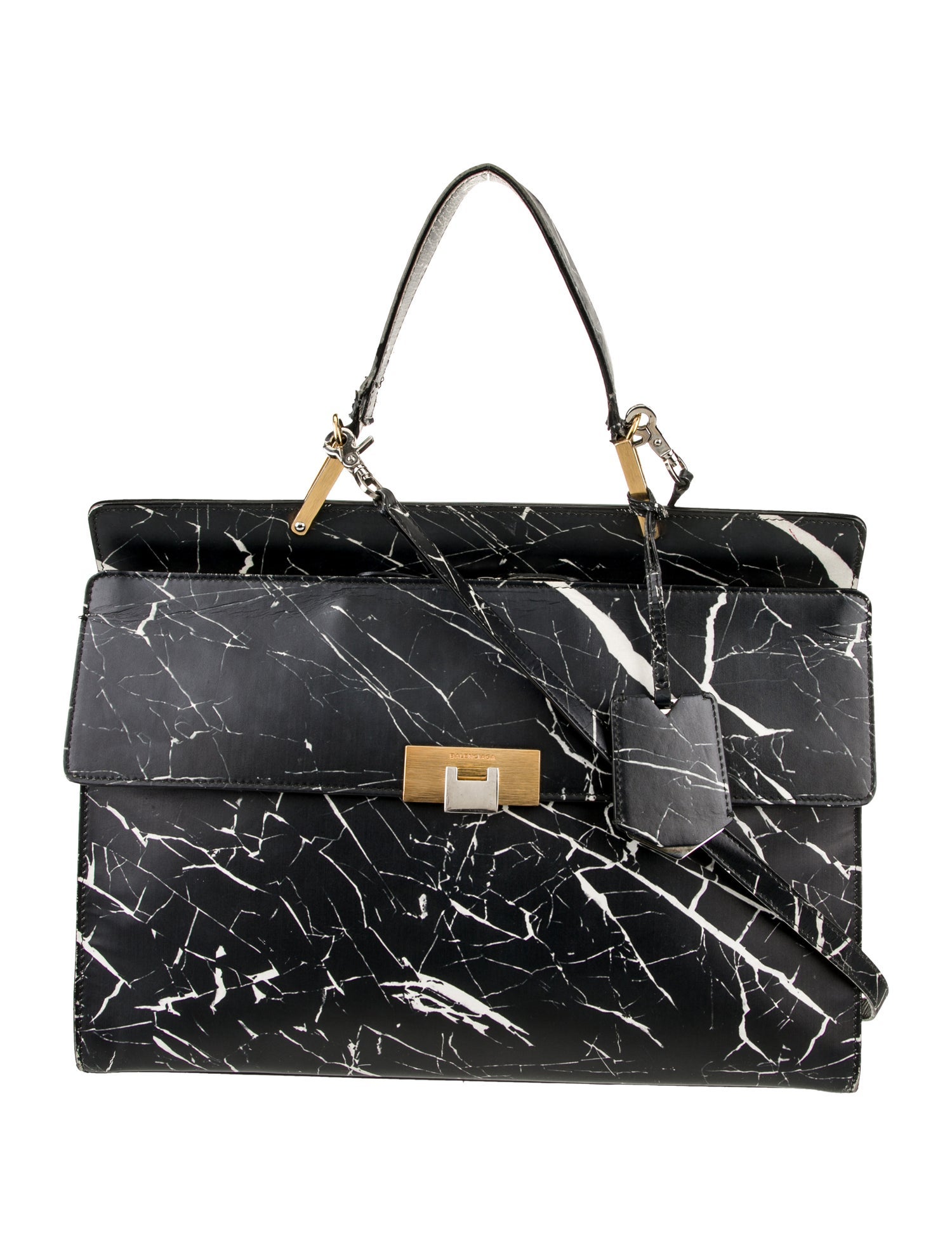 Balenciaga Leather Le Dix Medium