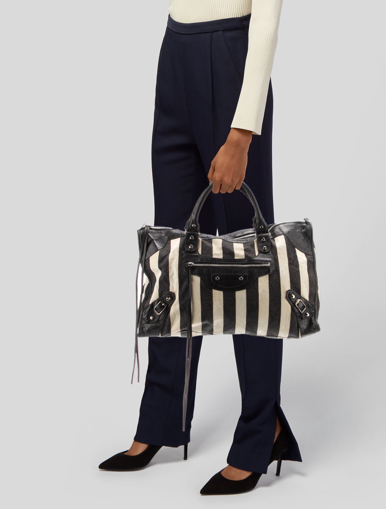 Prada Tessuto Pietre Tote - Green Handle Bags, Handbags