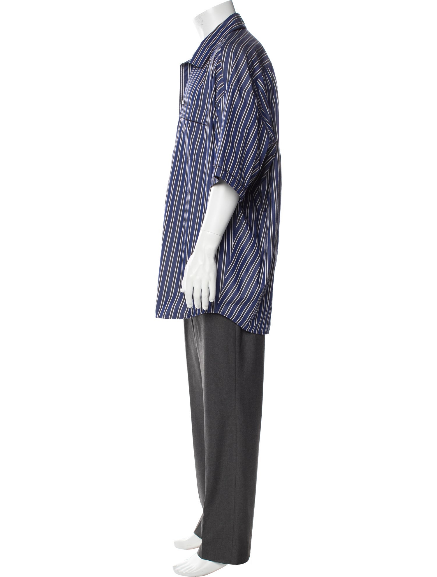 Balenciaga 2021 Striped Shirt w/ Tags