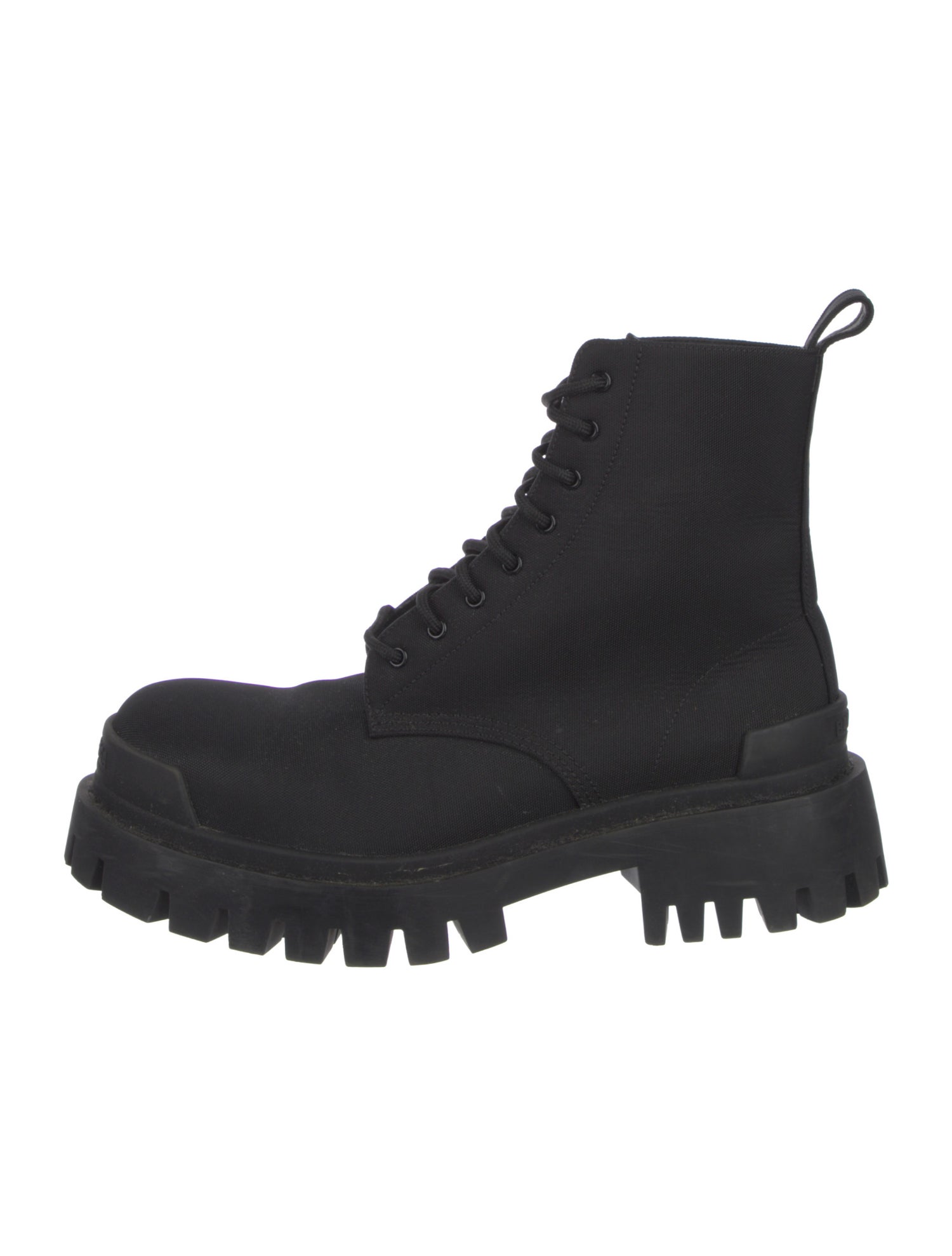 Balenciaga Canvas Combat Boots