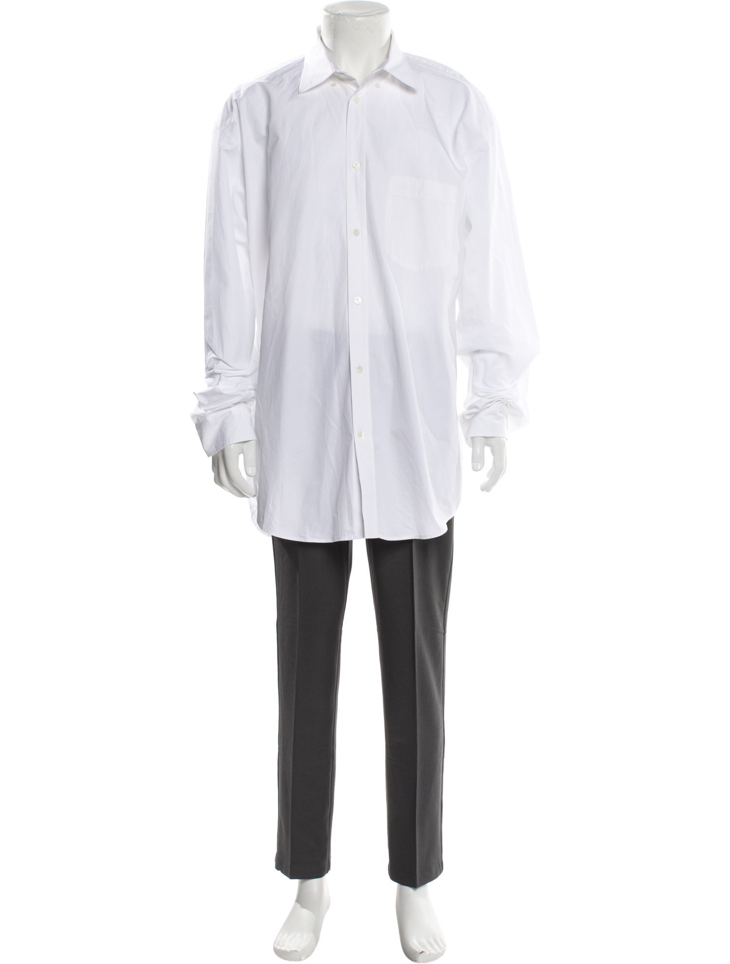 Balenciaga 2017 Long Sleeve Dress Shirt