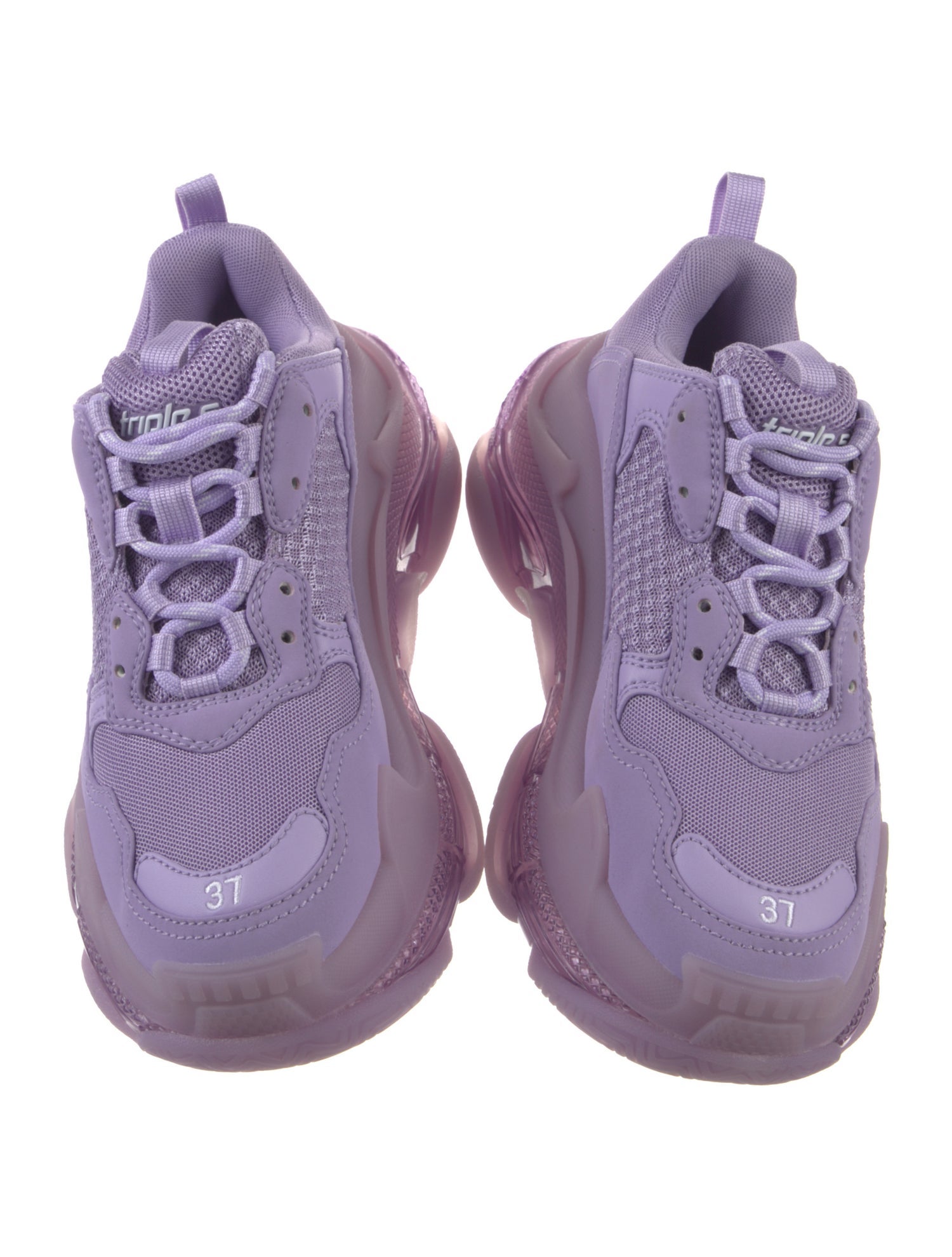 Balenciaga Triple S Clear Sole Chunky Sneakers