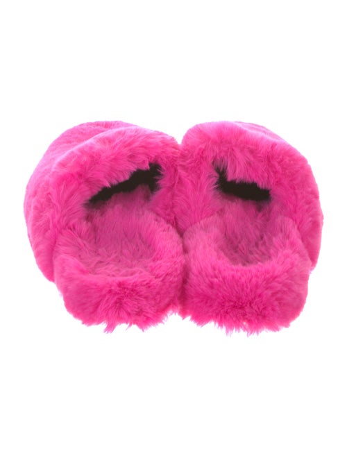 Balenciaga Faux Fur Mules