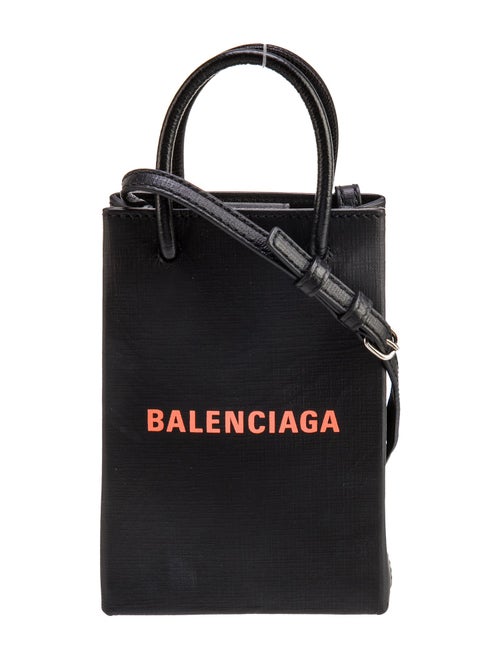 Balenciaga Leather Mini Shopping Bag Mini