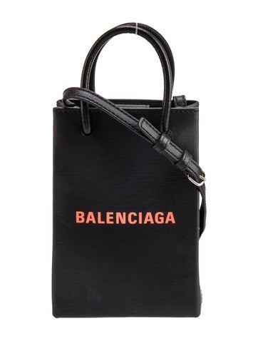 Balenciaga Handle Bags Leather Mini Shopping Bag