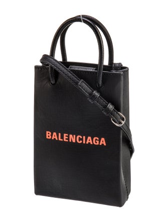 Balenciaga Leather Mini Shopping Bag Mini