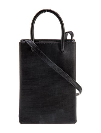 Balenciaga Leather Mini Shopping Bag Mini