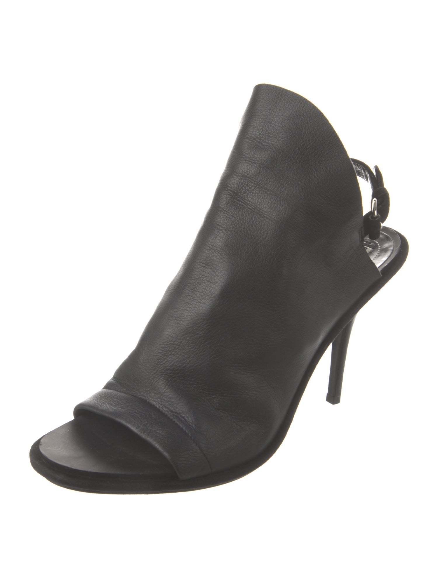 Balenciaga Leather Slingback Sandals