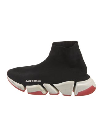Balenciaga Speed Trainer 2.0 'Black White Red' Sock Sneakers