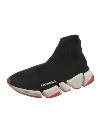 Balenciaga Speed Trainer 2.0 'Black White Red' Sock Sneakers