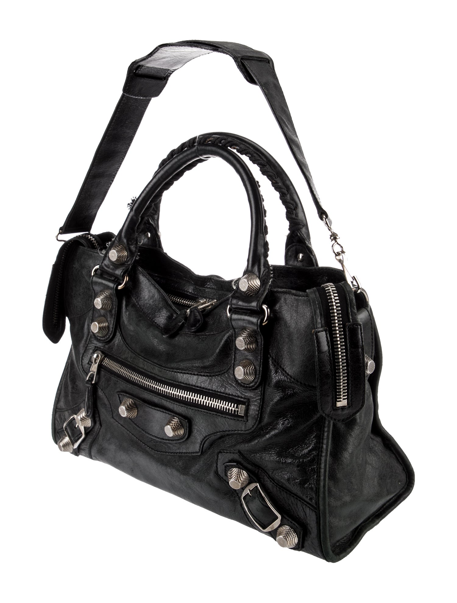 Balenciaga Graffiti Hourglass XS Top Handle Bag - Pink