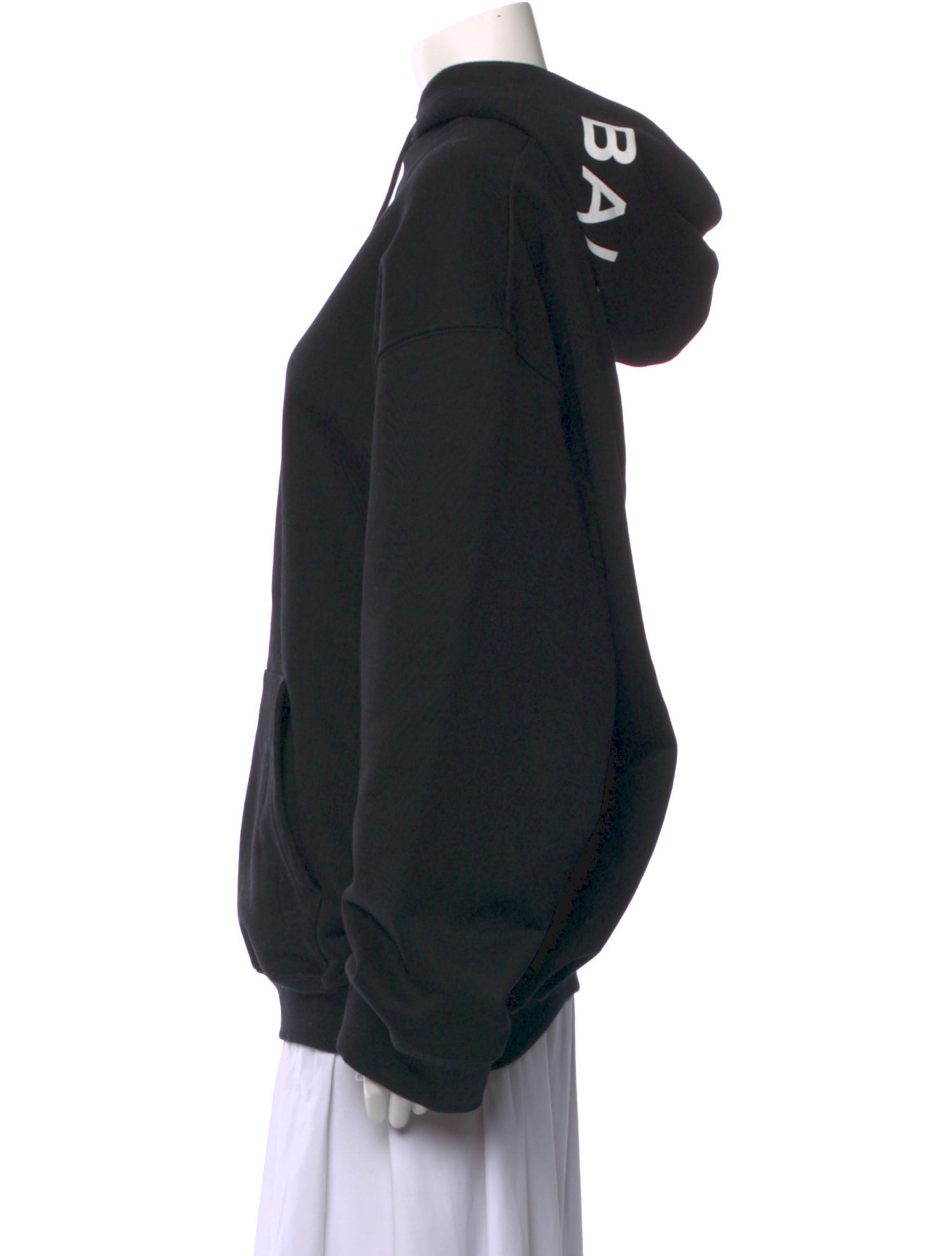 Balenciaga 2017 Signature Logo Hoodie