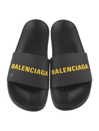 Balenciaga Rubber Printed Slides