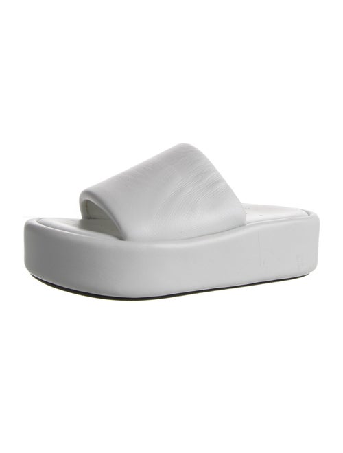 Balenciaga Leather Slides