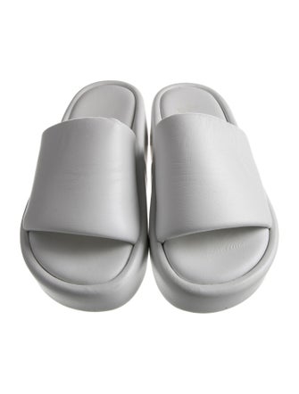 Balenciaga Leather Slides