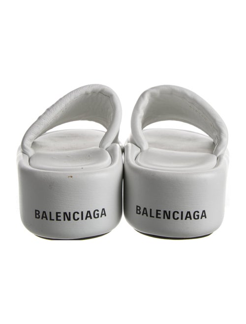 Balenciaga Leather Slides