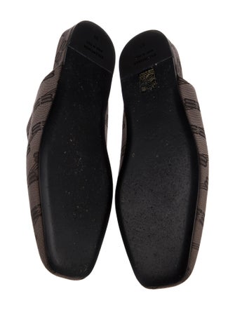 Balenciaga Monogram Pattern Canvas Mules