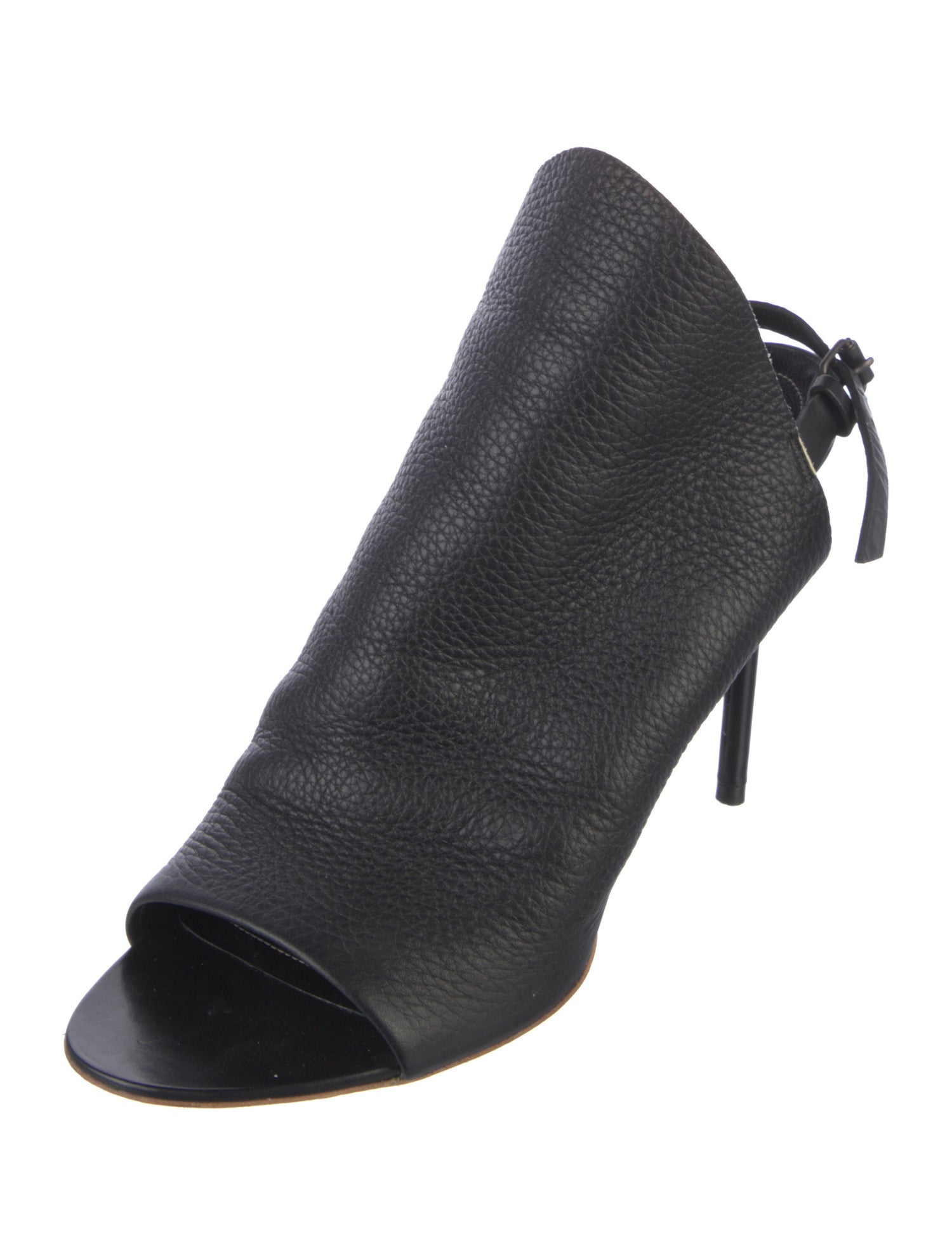 Balenciaga Leather Slingback Sandals