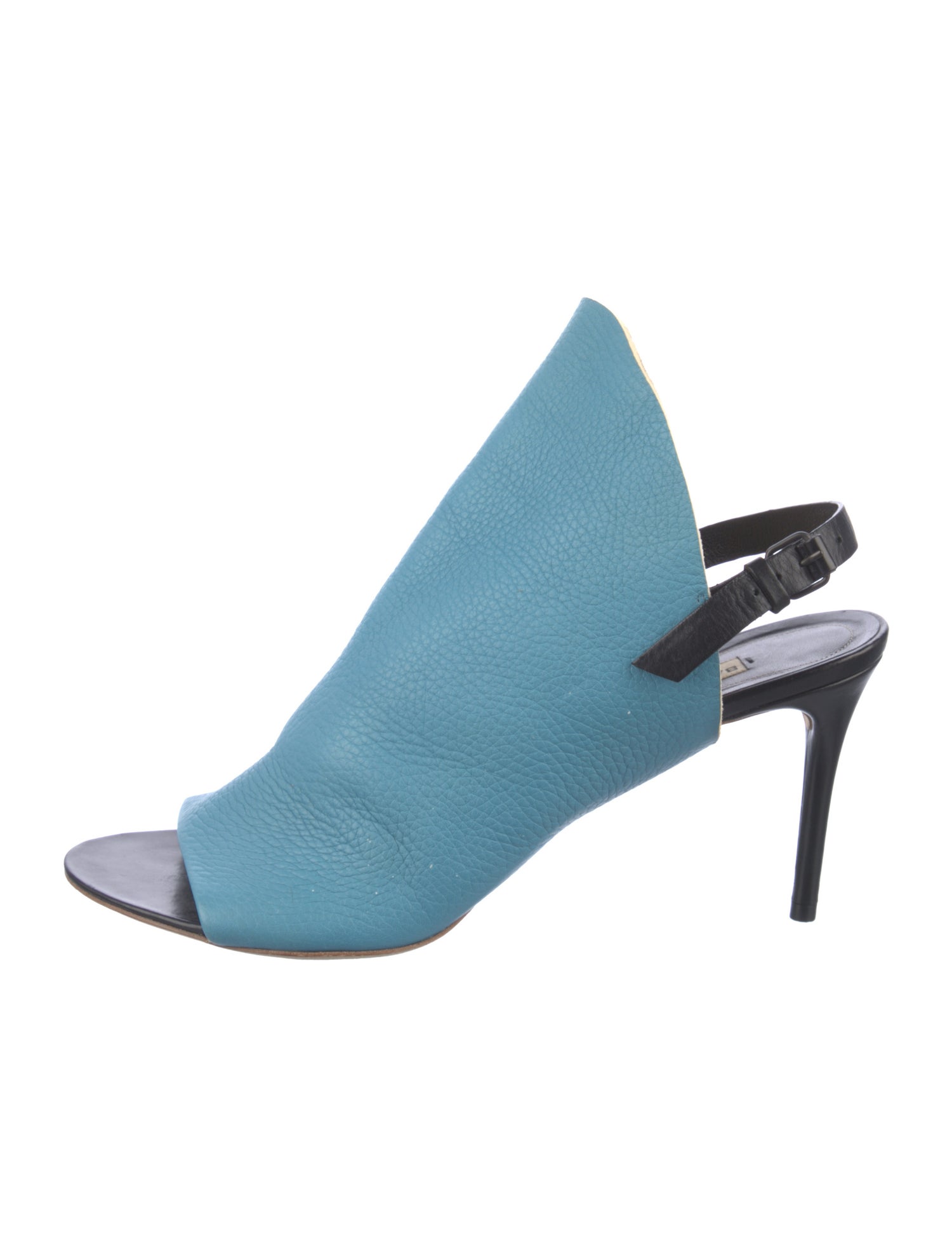 Balenciaga Leather Slingback Sandals