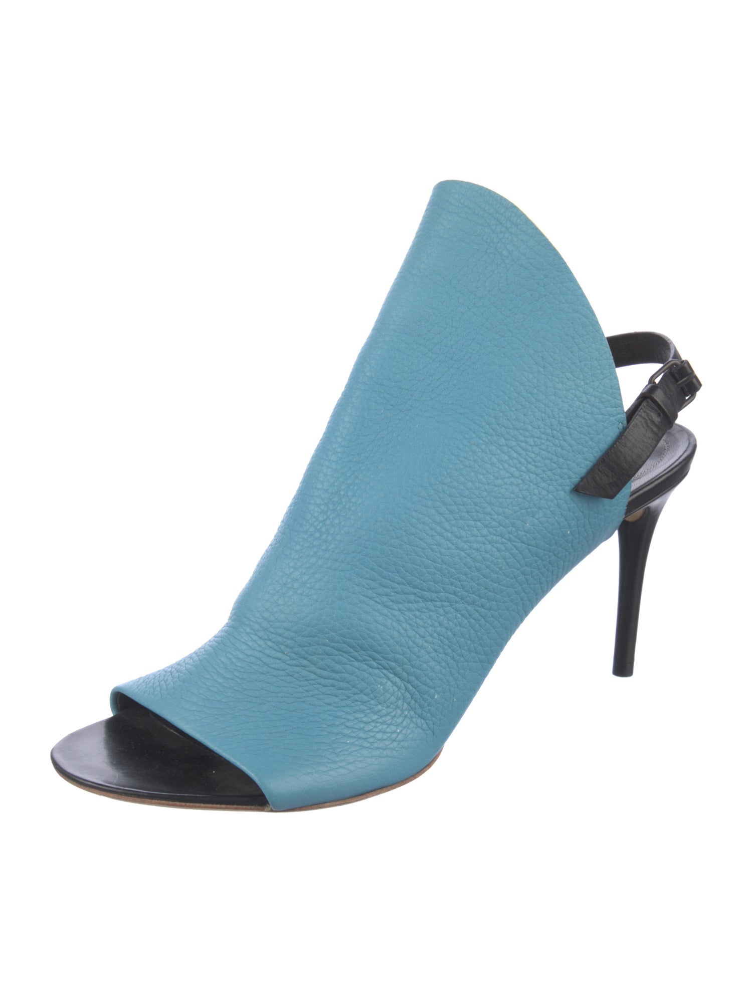 Balenciaga Leather Slingback Sandals