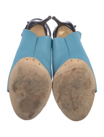 Balenciaga Leather Slingback Sandals