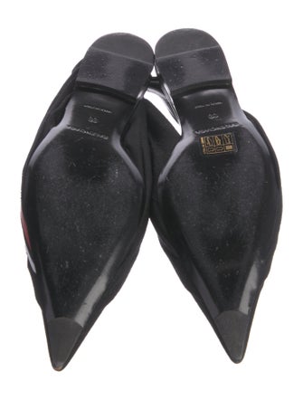 Balenciaga Printed Slingback Flats